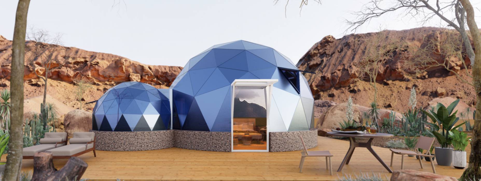 虞城县球形智能光伏玻璃星空房